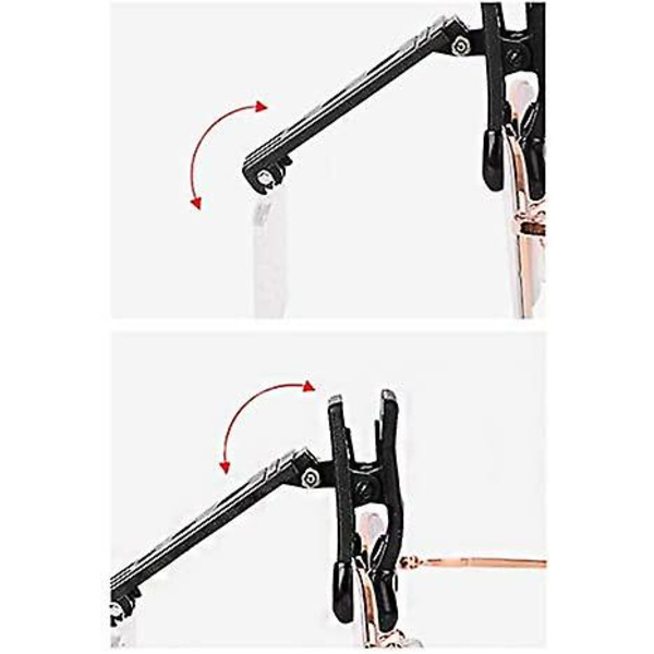 Clip-on-lupp för glasögon med 3 utbytbara linser, Clip-on och fäll upp handsfree 1,5X 2,5X 3,5X för läsning, handarbete, hobby, karta