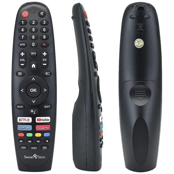 2024 B0btdxpw38 Fjärrkontroll för Smart Tech Jvc Röstassistent Tv