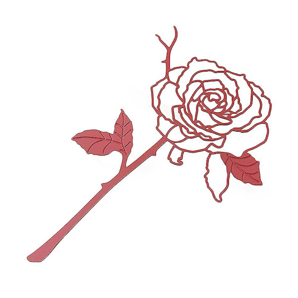 Metall Bokmerker Bokmerke Metall Messing Bokmerke Kreativt Bokmerke Bokmerke Rose