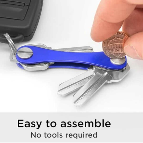 Nøgleorganisator Nøglering Sort