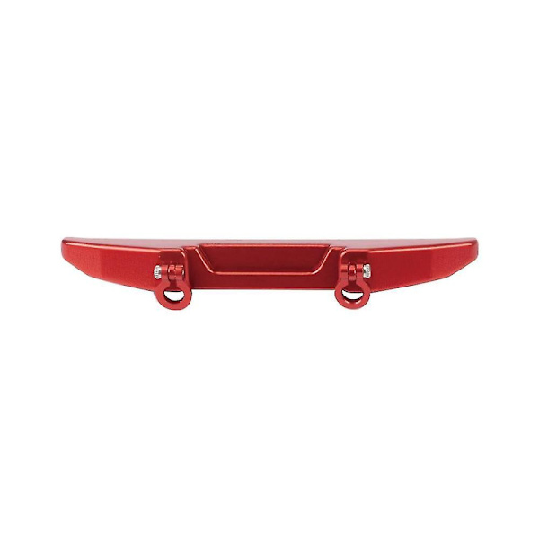 Metall Bakre Bumper Med Trekk For Axial Scx24 Axi00005 1/24 Rc Crawler Bil Oppgraderinger Deler, rød