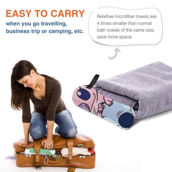 v227 Stitch Strandhandduk Snabbtorkande Absorberande Sandfri Stora Handdukar För Simbassäng Camping Strandtillbehör Resesaker  dnwh227