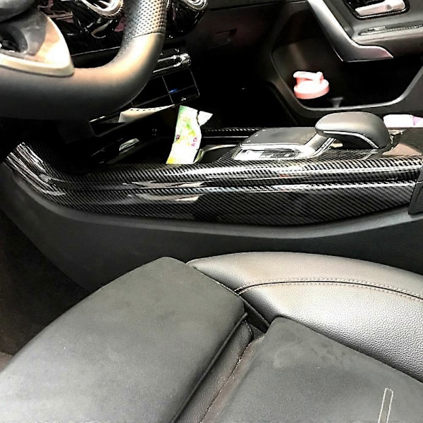 Kolfiber Dekorativ Sido Panel Trim för A CLA-klass W177 C118 A180 A200 A2