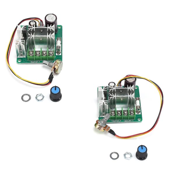 2 stk. DC 6V-90V Spændingsregulator DC Motorhastighedsregulator 15A