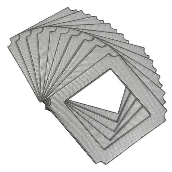 10 stk. Mikrofiber Moppeklut Reservedeler for Robotikk Winbot W836 W850 W860 W880 W920 Vindusvaskerobot 2025th