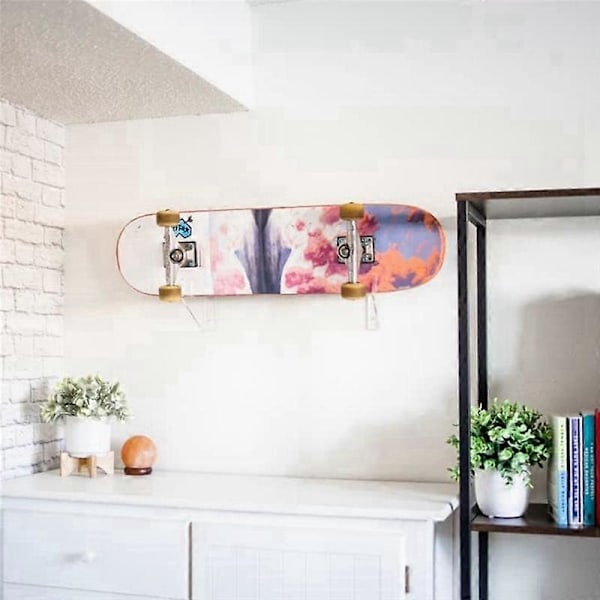 Snowboardveggfeste Snowboardveggstativ Henger - Passer Snowboard, Longboard Organizer Stativ