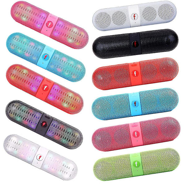 Kannettava Bluetooth langaton FM-stereokaiutin älypuhelimelle ja tabletille - punainen