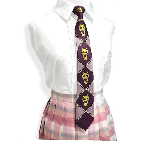 Silkeslips for Cosplay Kostyme Rekvisitter Bizarre Adventure Kira Yoshikage Skjelett