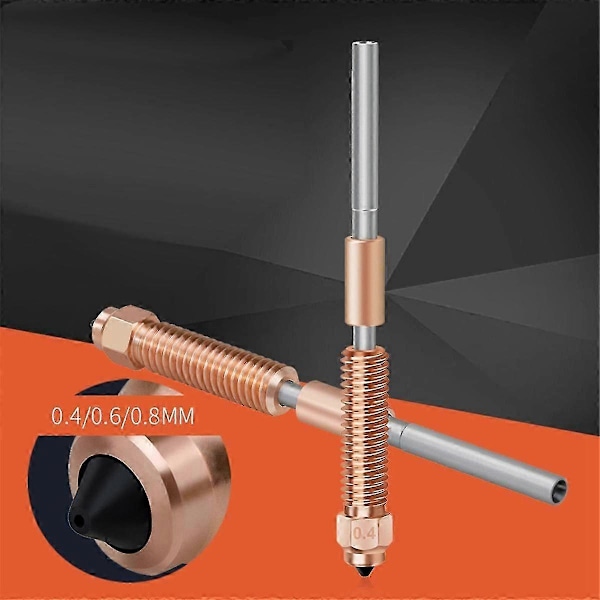 Høy-flyt utskrift Oppgradert dyse K1 Hurtigbytte dyse for K1 Max K1C V3 3D-printer Hotend 0.4mm