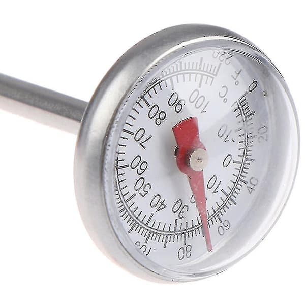 Rostfri jordtermometer 127mm stångdisplay 0-100 grader Celsius intervall(kui)