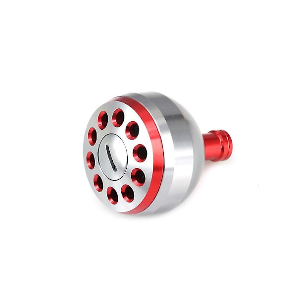 Full Metal Fiske Rulle Handtag Knopp Baitcasting Rulle Rocker Arm Ersättning Knopp Delar 1 st röd