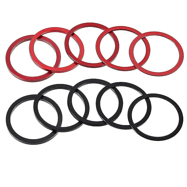 10 stycken cykel 7 8 9 10 11-växlad kassett styrnavsatsar 1mm 1.5mm 2mm 2.5mm 3mm vev
