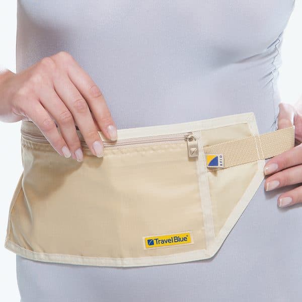 Rahavyö DL, väriyhdistelmä beige ja musta