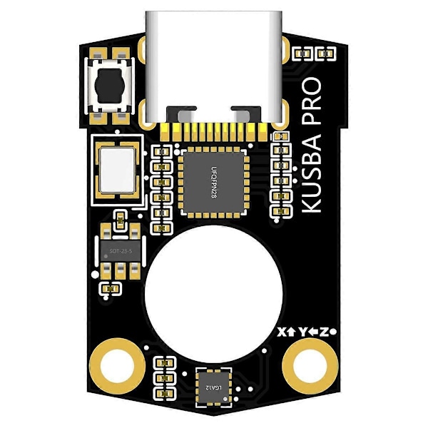 KUSBA PRO - Dyse USB Accelerometer Standard (V6) Størrelse til Klipper USB Accelerometer til Klipper Voron eller DIY 3D Printer