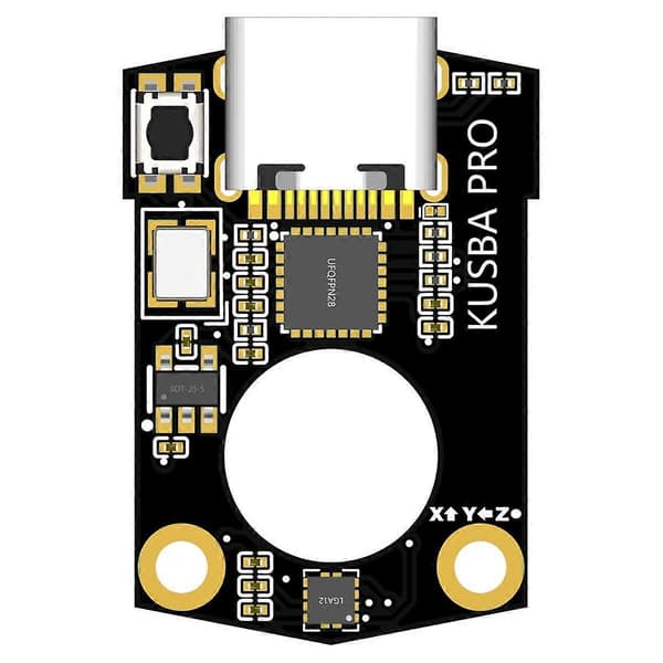 KUSBA PRO - Munstycke USB Accelerometer Standard (V6) Storlek för Klipper USB Accelerometer för Klipper Voron eller DIY 3D-skrivare