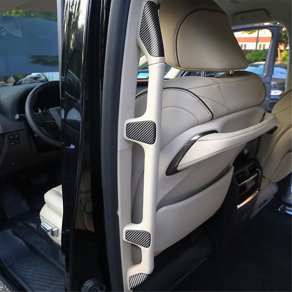 För ALPHARD 40-serien 2023+ Bil Kolfiber Mitten Dörrarmstöd Dekorativ Patch Bil Interiör Acce