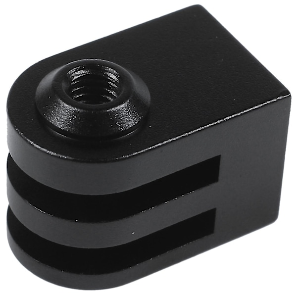 Mini stativfeste i aluminiumlegering for utendørs sportskameraer, baseadapter for alle 1/4 tommers skrue-monopod