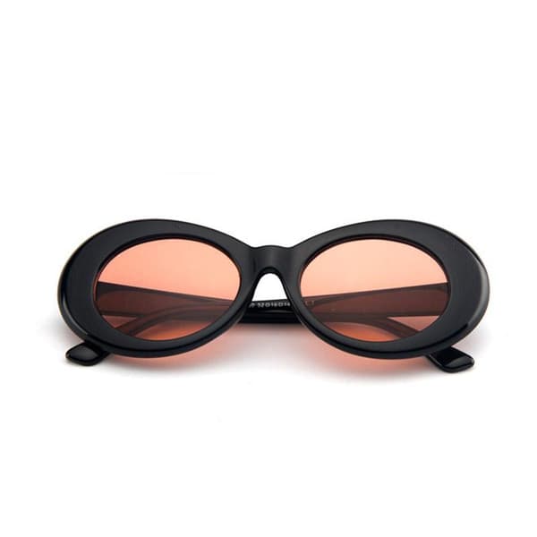 Sorte Store Runde Retro Solbriller Lyst Glas