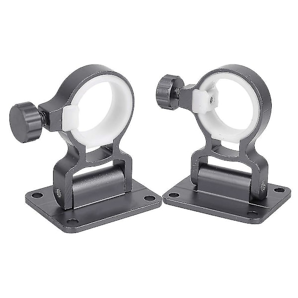 Fiskeboks paraplystativholderbrakett i aluminiumslegering (Grå, 2 STK)
