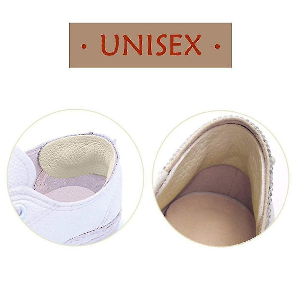 2 Par Hælkputer Innlegg, Selvklebende Hælgrep Pads Liner Sko Pute For Kvinner Og Menn, Pads For Sko, Forbedret Skotilpasning Og Komfort (beige