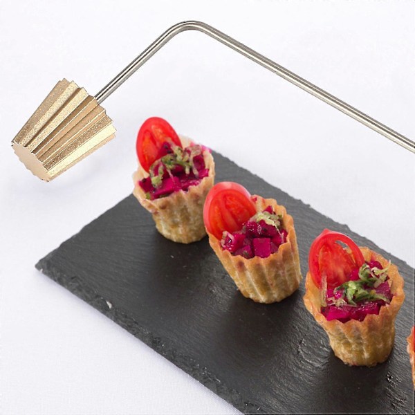 Bakform DIY Djupfriterad Snacksverktyg Äggtart Bakverk Keks Nyonya Cuisine Liten Gyllene Kopp Mou
