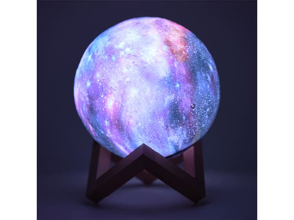 3D RGB Moon Lamp with Remote Control | Nebula 16 Colors 4 Modes 15cm