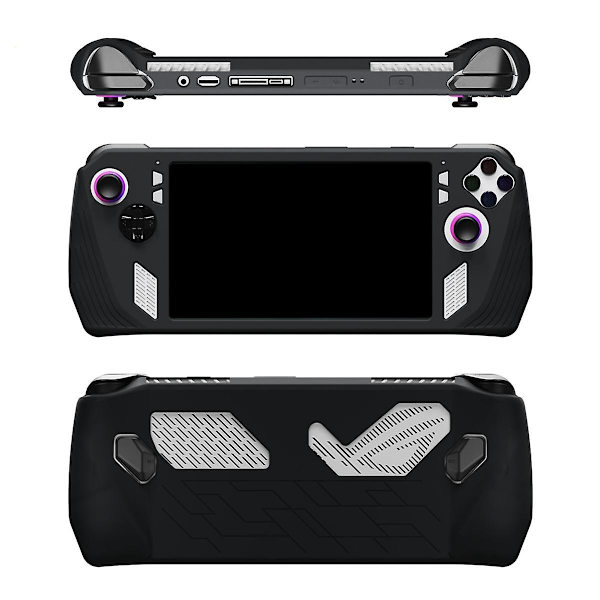 Skyddande fodral för Ally Handheld Full Cover, Ally Gaming Console Anti-Fall Silikonfodral, Svart