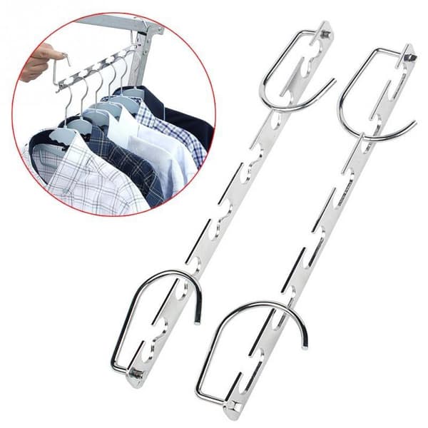 2-pack - Clothes Hanger / Hook for Hanger - Save space in wardrobe