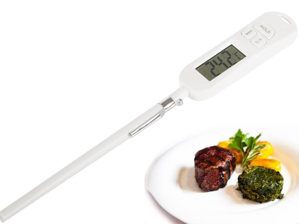 LCD digitalt køkkentermometer vin kød sonde