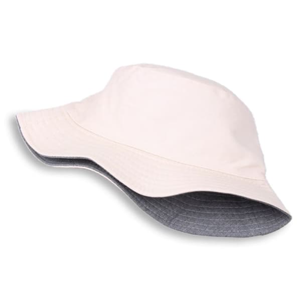 Beige Fiskehat Bucket Hat Hue Hat