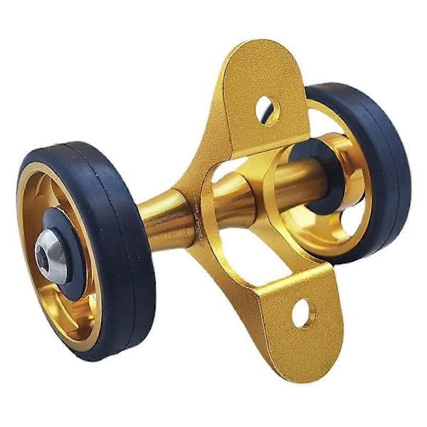 Cykelfælg Easywheel Aluminiumlegering til Skærm Ruller Hjul Nem Installation Dobbelthjul Sort