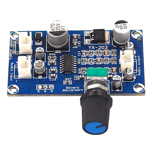 Pt2399 Mikrofon Reverberation Platta Kretskort Effekt Super M65831 Mono Förstärkare