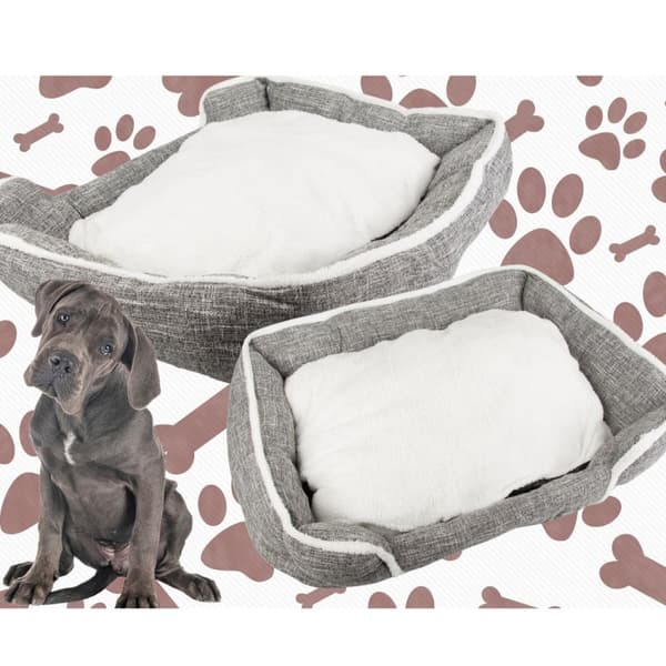 Soft and Fluffy Dog Bed XL 80x60cm