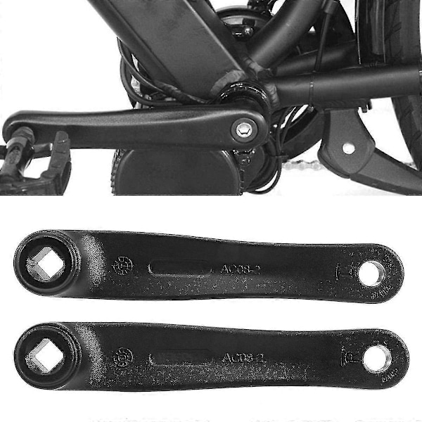 Venstre/Høyre Kranksett for Elektrisk Sykkel Krankarm BBS01 BBS02 Ebike Krank for 8Fun Mid Drive Motor-XinHan