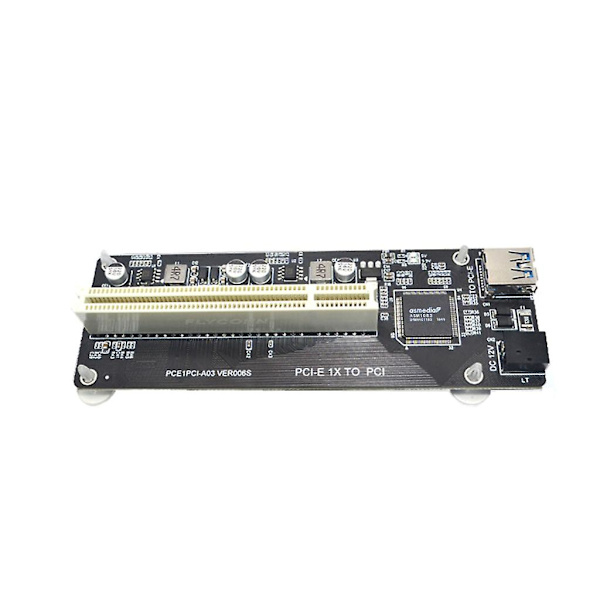 PCI-E - DUAL PCI -sovitinkortti, tukee WINXP/WIN7/WIN8/WIN10/WIN11, muovia