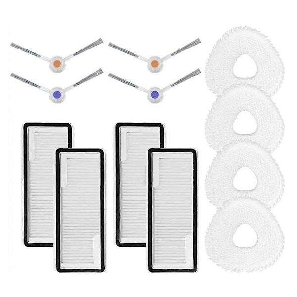 Til Narwal Freo X Ultra / Narwal J4 Robotstøvsuger Sidebørste Hepa Filter Mop Klud Udskiftning Reservedele