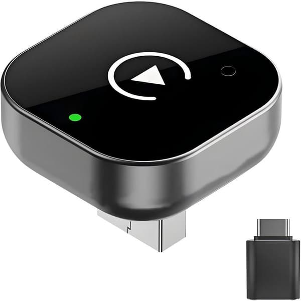 nopea automaattinen yhteys, 2026 Langaton CarPlay & Android Auto -sovitin 2-in-1, USB/Type-C, WiFi Dual Core, Bluetooth CarPlay Dongle
