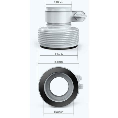 Intex - 29061 - Pakke med 2 adaptere 32-38mm
