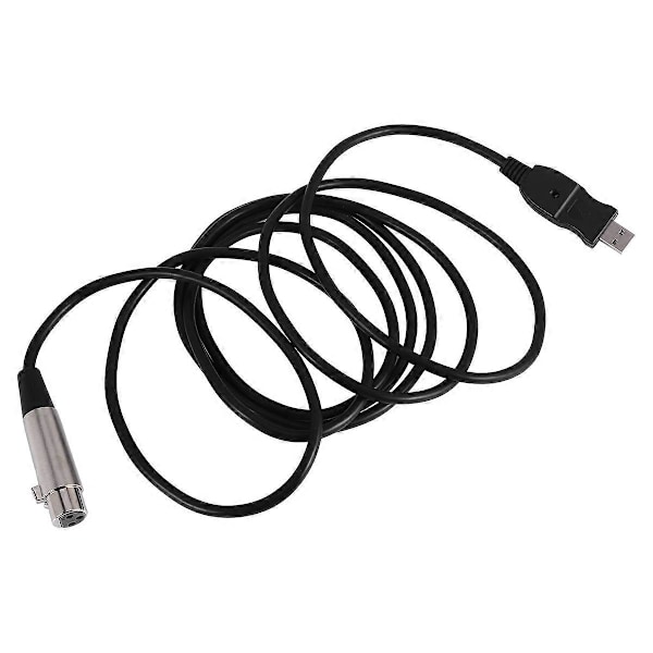 3M USB Han til XLR Hun Mikrofon USB MIC Link Kabel Ny
