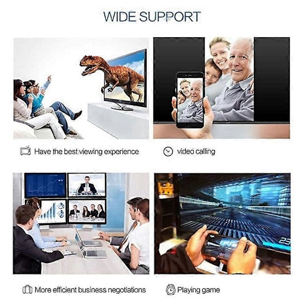 USB C till DVI Kabeladapter USB 3.1 Typ C till DVI Hane 4K Kompatibel för Air 3.1 till DVI Adapter Cabl 2025th