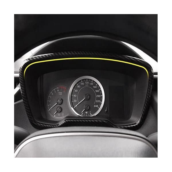 Karbonfiber ABS Dashbord Dekor Ramme Trim for 2019-2023