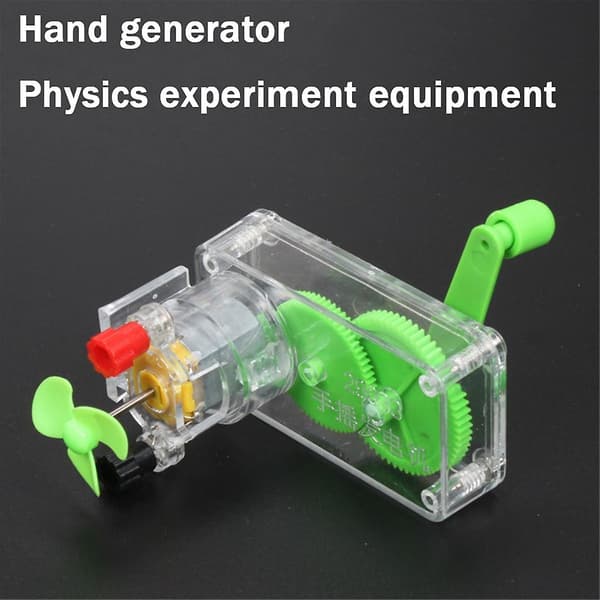 5 stk. Håndgenerator Bærbare generatorer Bærbar Håndgenerator Eksperimentell DIY Modellgenerator El
