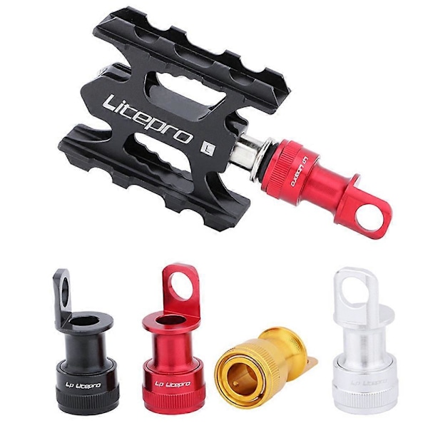 Pedal Quick Release Base til Quick Release Pedal Spænde Pedal Bærbar Ramme Monteringsadapter, Guld