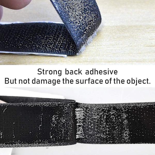 Tarranauha itsestään liimautuva 50m Extra Strong, kaksisivuinen liima Velcro 20mm leveä