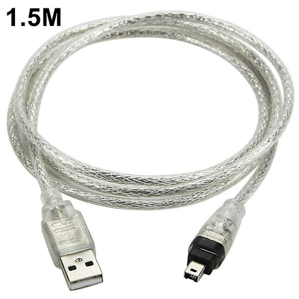 Kabel USB Han til Firewire Stik til Mini 4-pin til Firewire Adapter
