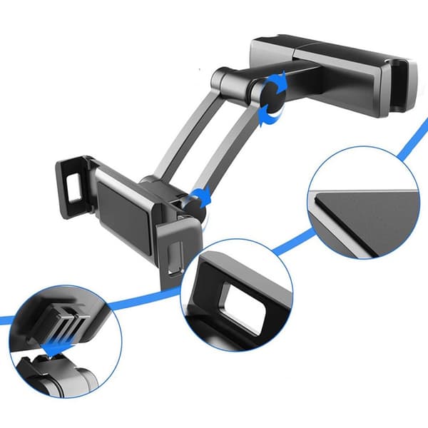 Niskatukiteline tabletti | Matkapuhelin- ja tablettiteline autoon