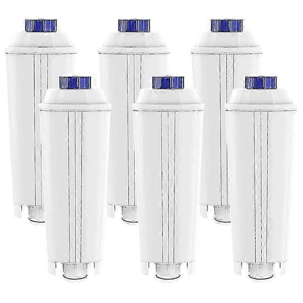6-pak kaffemaskinefilter til Delonghi Dlsc002 Filter Ecam, Esam, Etam, Bco, Ec med aktivering