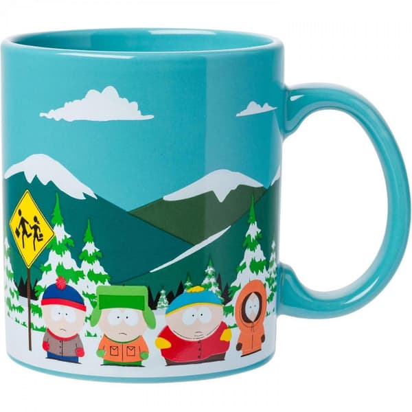 South Park Busshållplats 590ml Keramisk Campingmugg