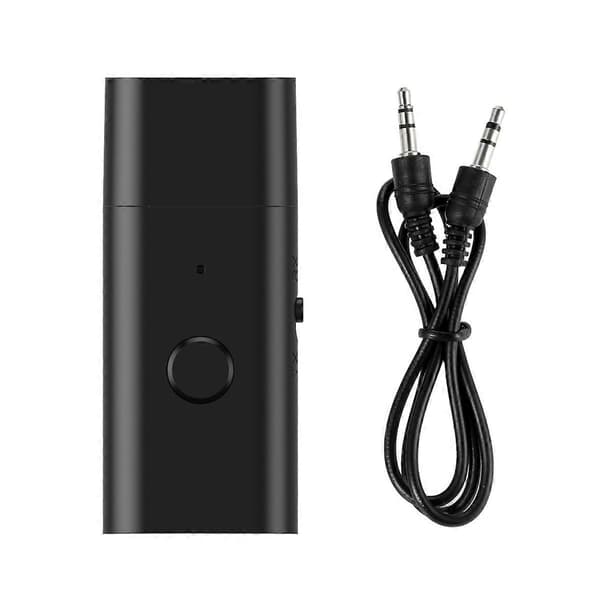 Bluetooth 5.3 Sender Mottaker, 3.5mm Aux Trådløs USB Adapter, Innebygd Mikrofon, Musikkstrømming, H