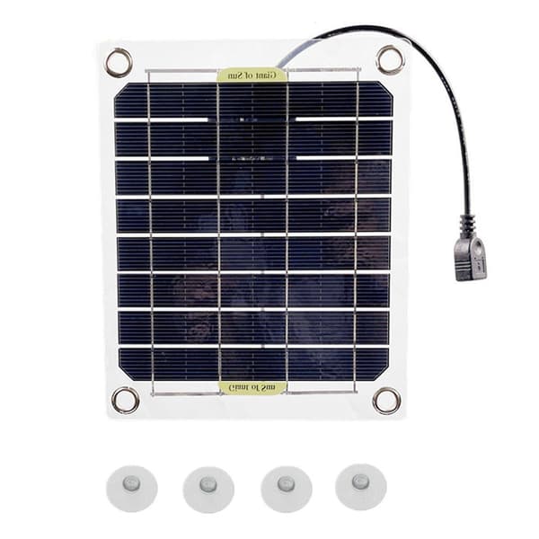 20W Solpanel Kit Komplett DC5V USB Solceller til Bil Yacht Batterilader